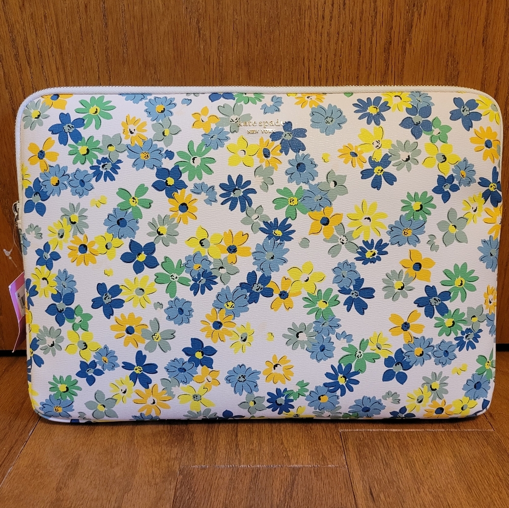 Kate Spade New York Floral Universal Laptop Sleeve NWT!